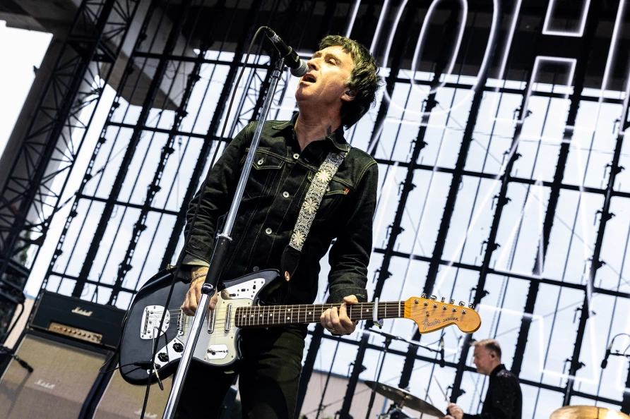 Johnny Marr at CBGB Fest at Under the K Bridge
