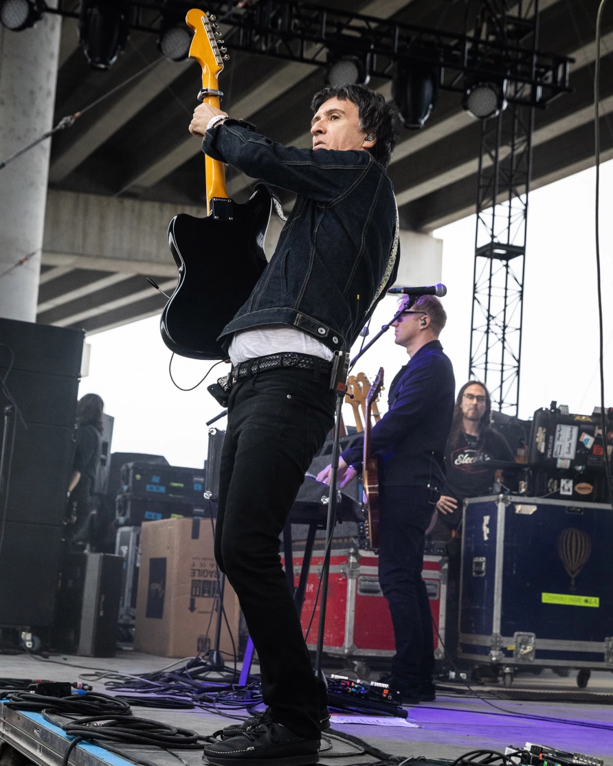 Johnny Marr at CBGB Fest at Under the K Bridge