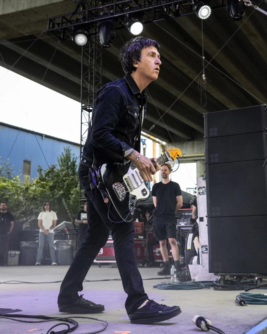 Johnny Marr at CBGB Fest at Under the K Bridge