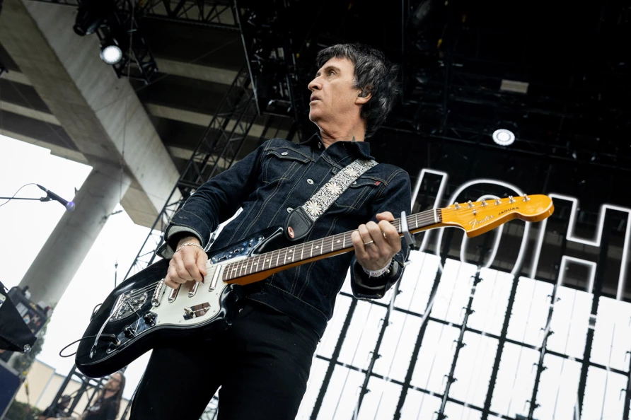 Johnny Marr at CBGB Fest at Under the K Bridge