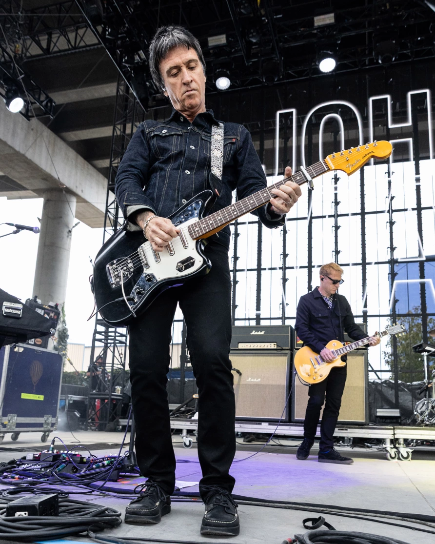Johnny Marr at CBGB Fest at Under the K Bridge