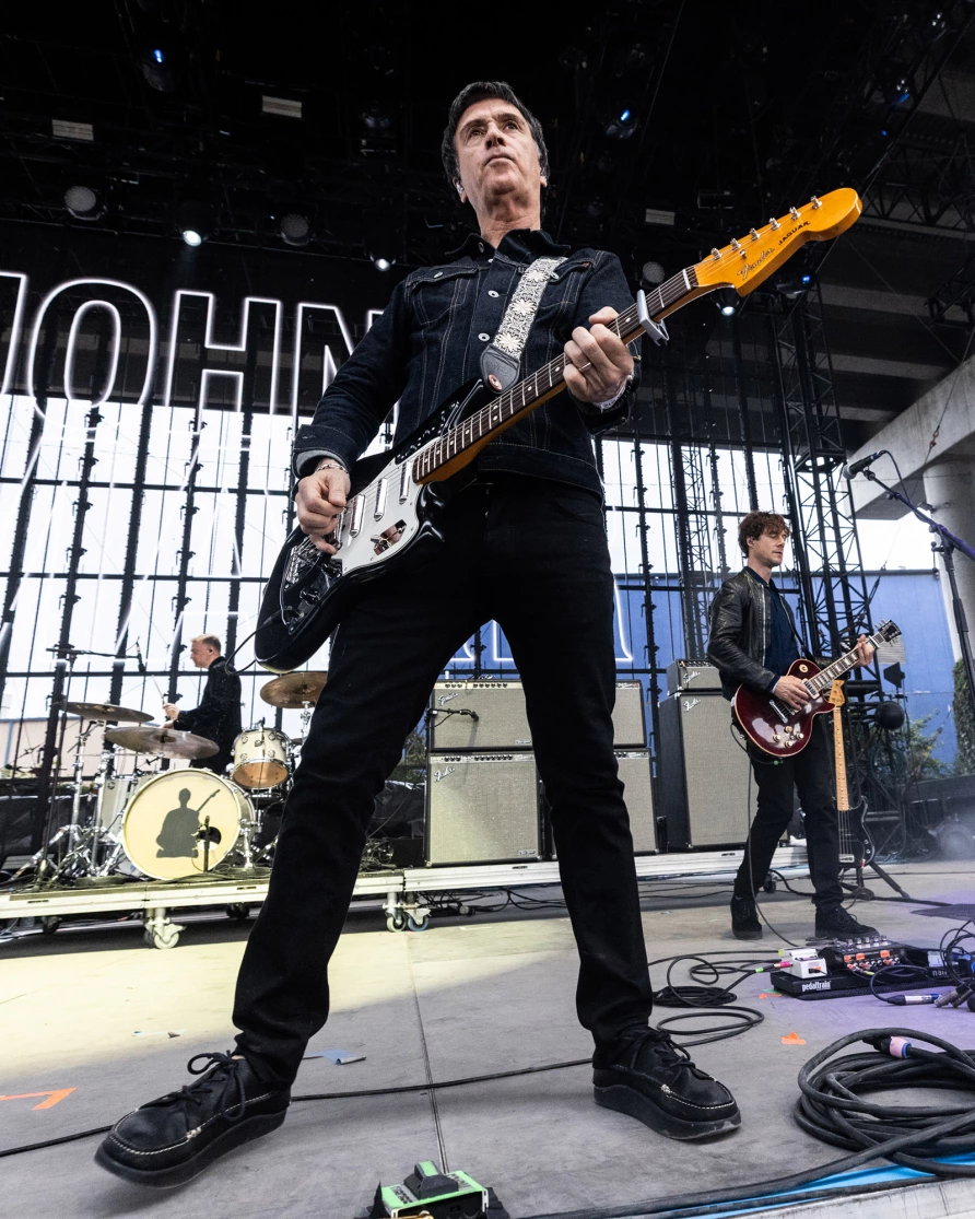 Johnny Marr at CBGB Fest at Under the K Bridge