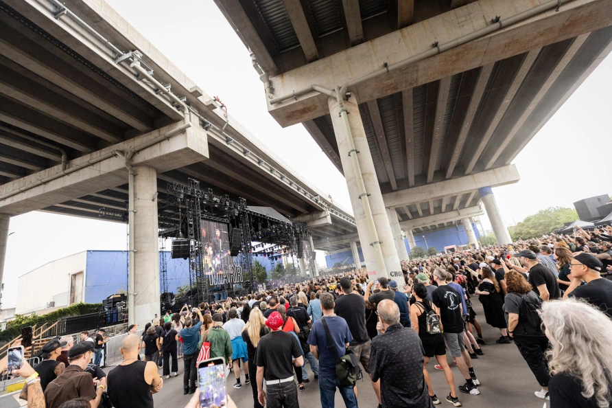 Johnny Marr at CBGB Fest at Under the K Bridge
