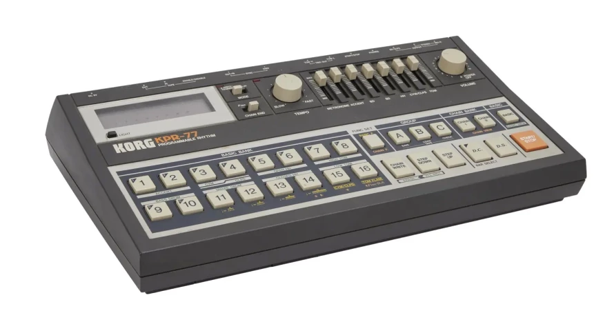 florian-schneider-1980s-korg-kpr-77-drum-machine