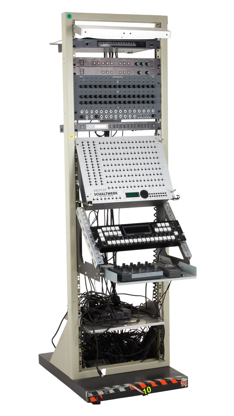 florian-schneider-large-rack-of-audio-equipment-w-doepfer-schaltwerk-sequencer-sequentix-cirklon