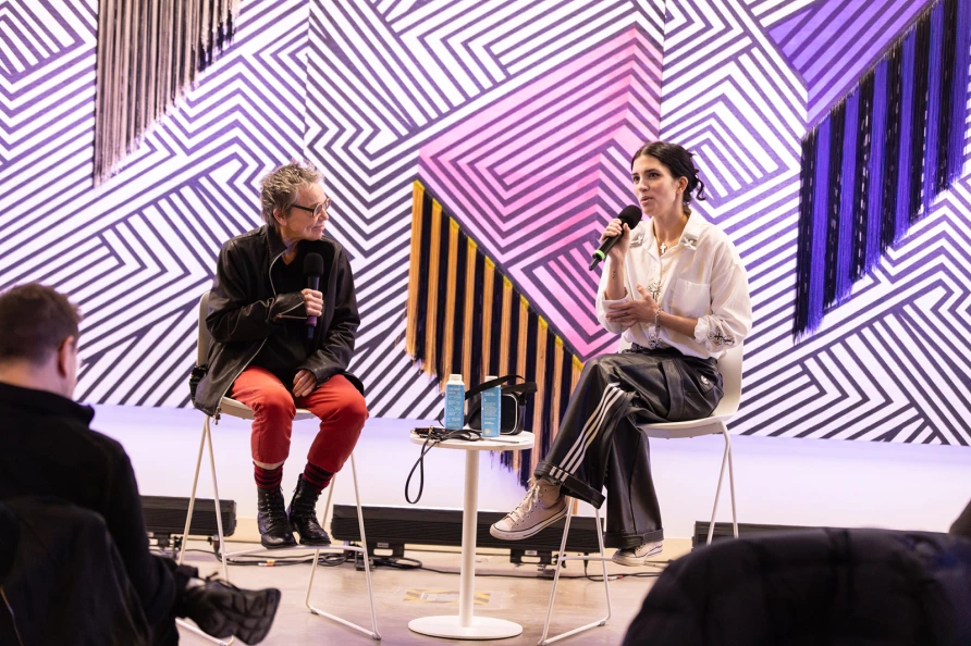 Laurie Anderson and Nadya Tolokonnikova at Powerhouse Arts