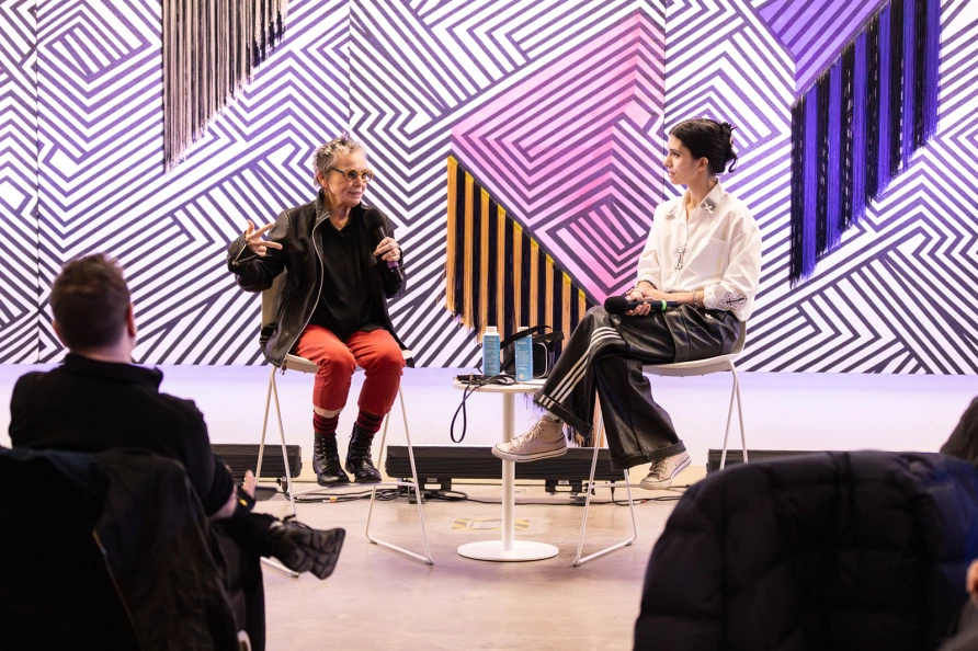 Laurie Anderson and Nadya Tolokonnikova at Powerhouse Arts