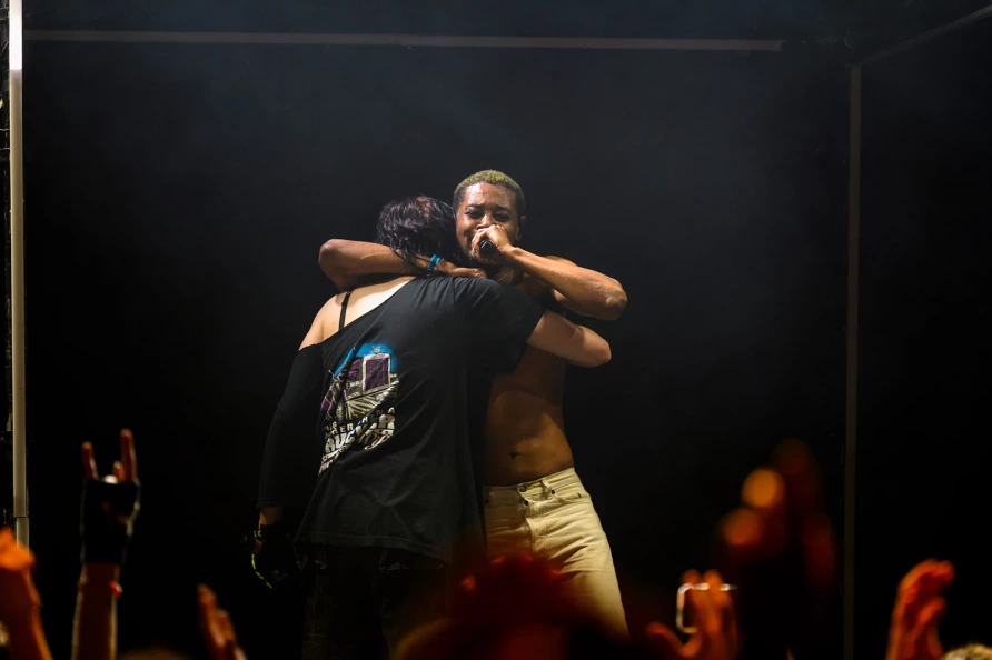 femtanyl with Danny Brown at Warsaw