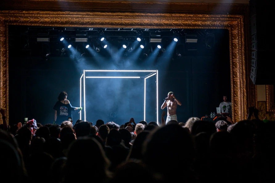 femtanyl with Danny Brown at Warsaw