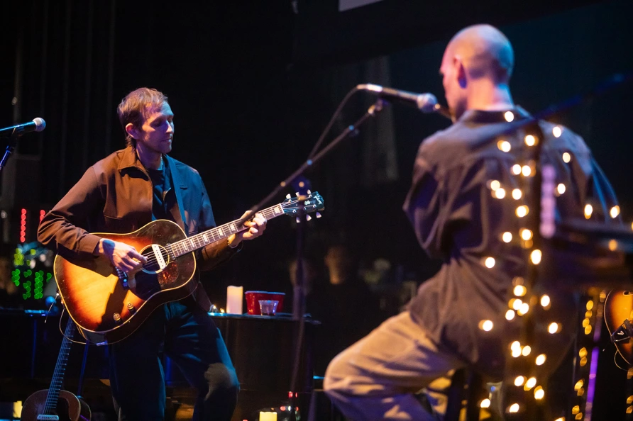 Andrew Dost at The Ally Coalition Talent Show 2025  at Skirball Center