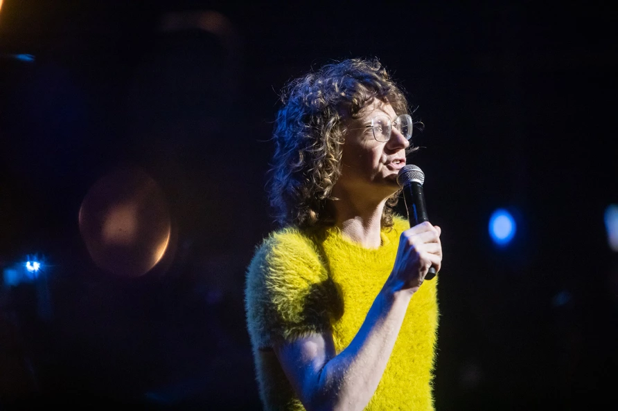 Chris Fleming at The Ally Coalition Talent Show 2025  at Skirball Center