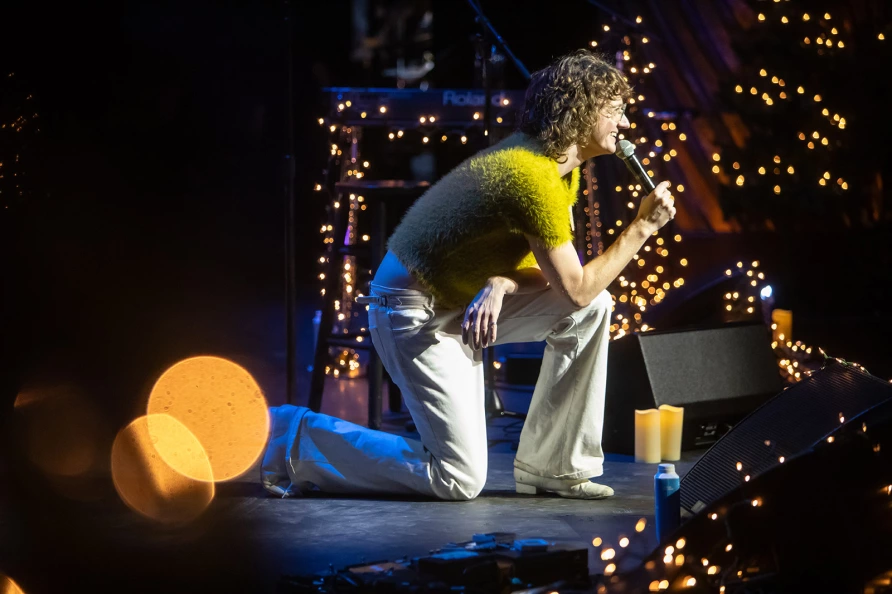 Chris Fleming at The Ally Coalition Talent Show 2025  at Skirball Center