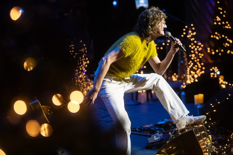 Chris Fleming at The Ally Coalition Talent Show 2025  at Skirball Center