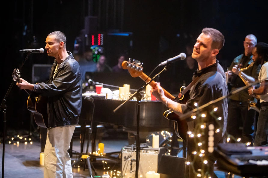 Bleachers at The Ally Coalition Talent Show 2025  at Skirball Center