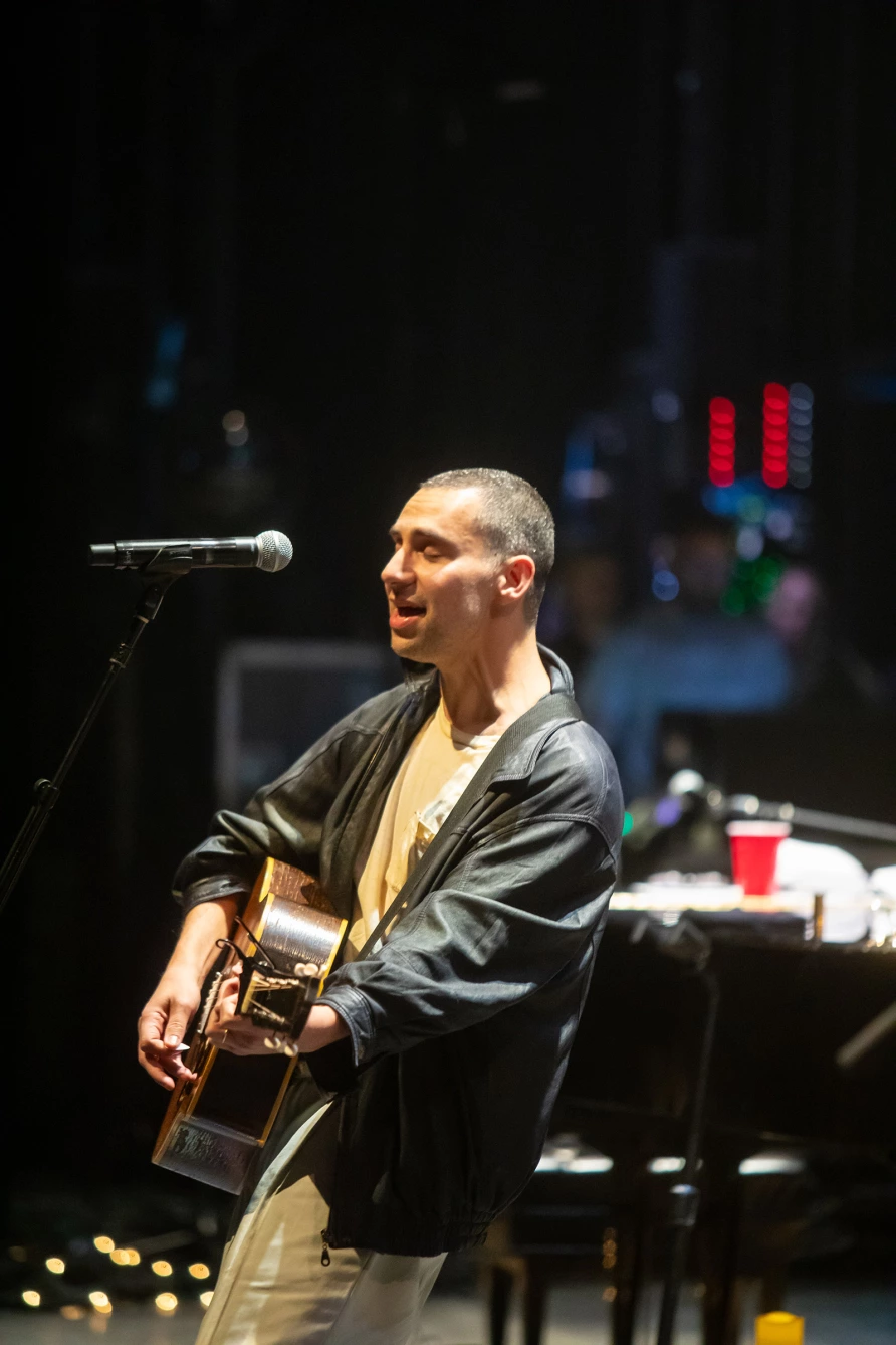Bleachers at The Ally Coalition Talent Show 2025  at Skirball Center