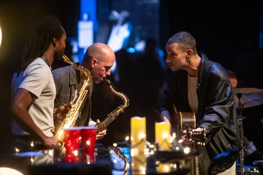 Bleachers at The Ally Coalition Talent Show 2025  at Skirball Center