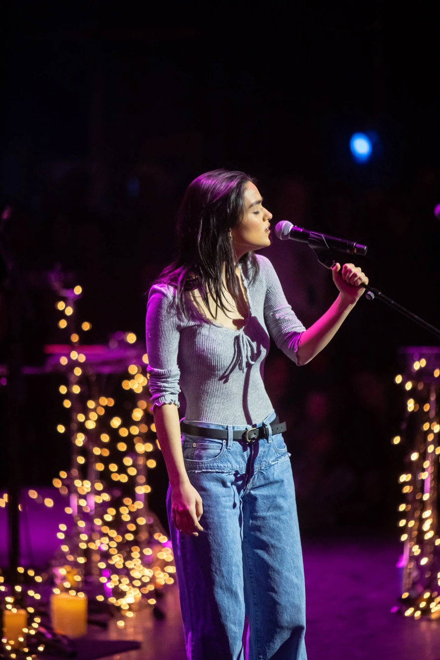 Rachel Zegler at The Ally Coalition Talent Show 2025  at Skirball Center