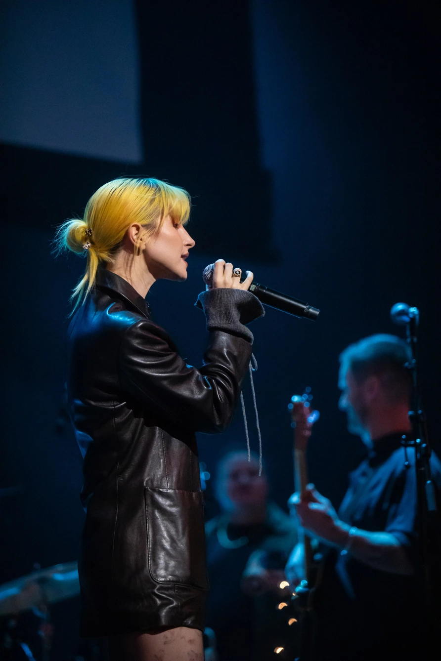 Hayley Williams with Bleachers at The Ally Coalition Talent Show 2025  at Skirball Center