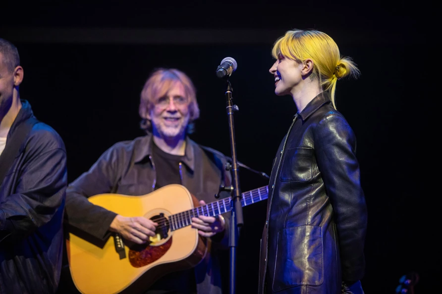 Hayley Williams with Bleachers & Trey Anastasio at The Ally Coalition Talent Show 2025  at Skirball Center