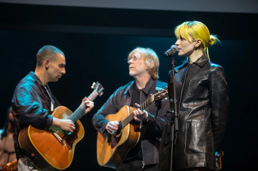 Hayley Williams with Bleachers & Trey Anastasio at The Ally Coalition Talent Show 2025  at Skirball Center