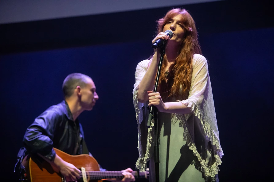 Florence Welch with Bleachers at The Ally Coalition Talent Show 2025  at Skirball Center