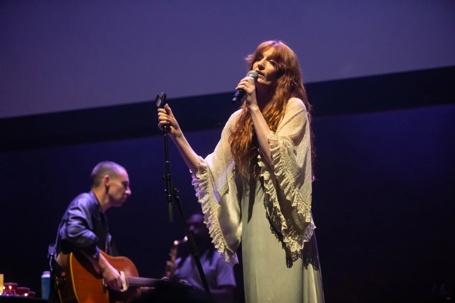 Florence Welch with Bleachers at The Ally Coalition Talent Show 2025  at Skirball Center