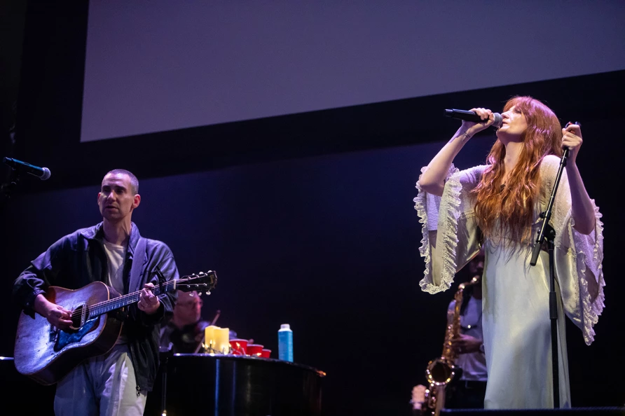 Florence Welch with Bleachers at The Ally Coalition Talent Show 2025  at Skirball Center