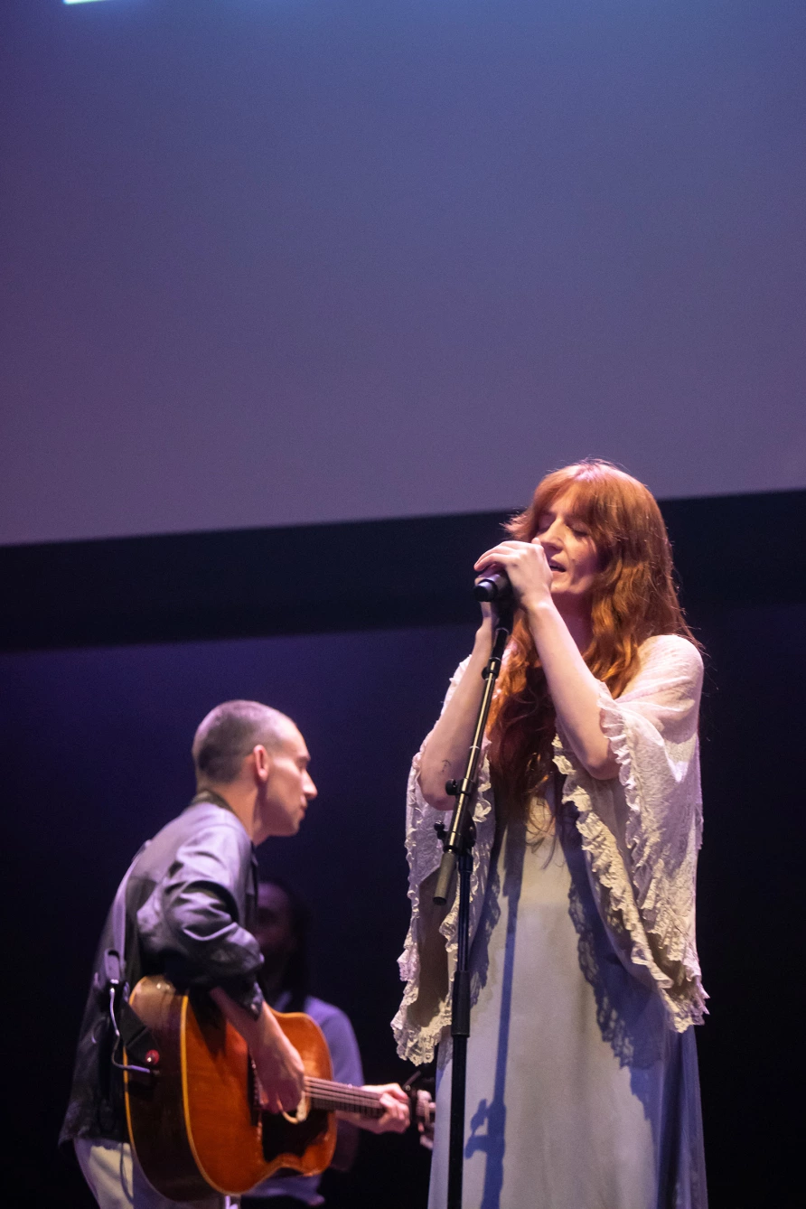 Florence Welch with Bleachers at The Ally Coalition Talent Show 2025  at Skirball Center