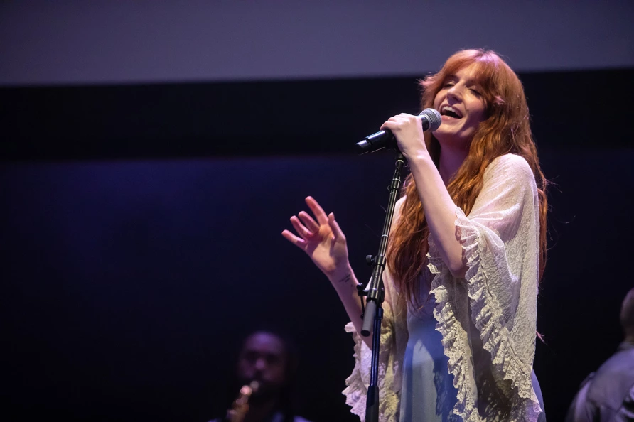Florence Welch with Bleachers at The Ally Coalition Talent Show 2025  at Skirball Center