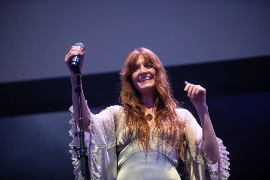 Florence Welch with Bleachers at The Ally Coalition Talent Show 2025  at Skirball Center