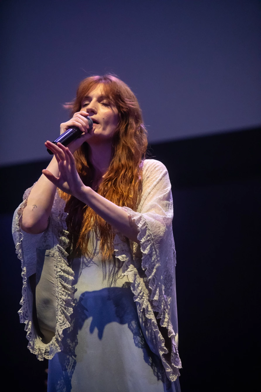 Florence Welch with Bleachers at The Ally Coalition Talent Show 2025  at Skirball Center