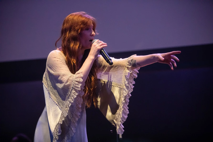 Florence Welch with Bleachers at The Ally Coalition Talent Show 2025  at Skirball Center