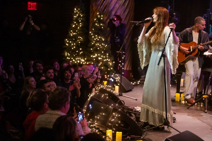 Florence Welch at The Ally Coalition Talent Show 2025  at Skirball Center