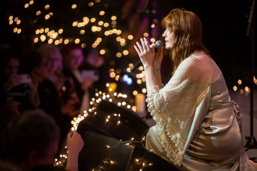 Florence Welch at The Ally Coalition Talent Show 2025  at Skirball Center