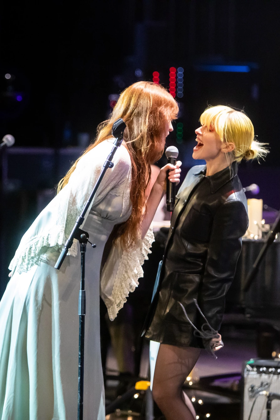 Florence Welch & Hayley Williams at The Ally Coalition Talent Show 2025  at Skirball Center