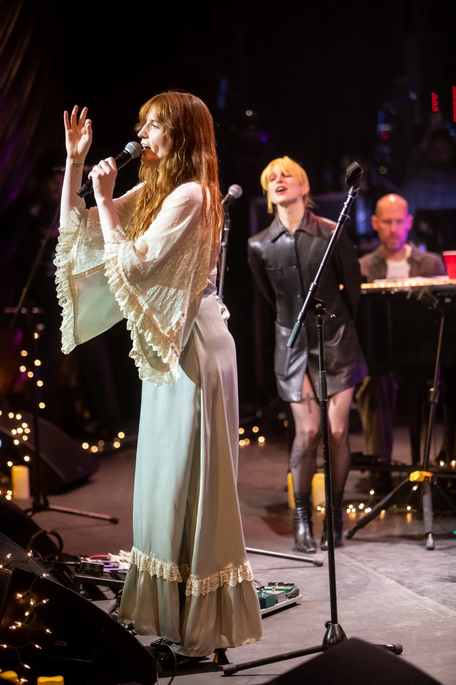 Florence Welch & Hayley Williams at The Ally Coalition Talent Show 2025  at Skirball Center