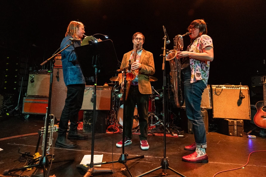 Yo La Tengo with CJ Camerieri, Mike McGinnis, and Cheryl Kingan at Bowery Ballroom: Hanukkah 2025 night 6