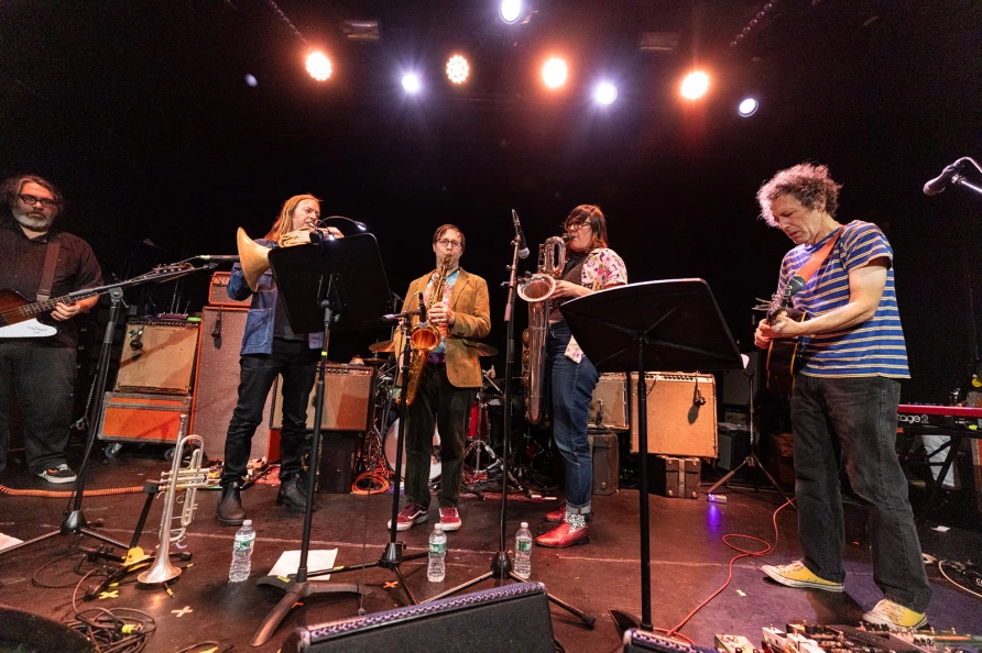 Yo La Tengo with CJ Camerieri, Mike McGinnis, and Cheryl Kingan at Bowery Ballroom: Hanukkah 2025 night 6