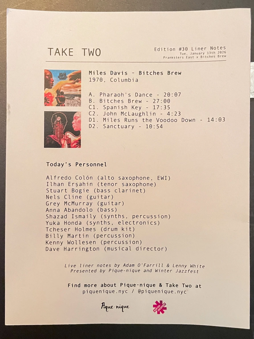 Pranksters East reimagine Bitches Brew at Le Poisson Rouge