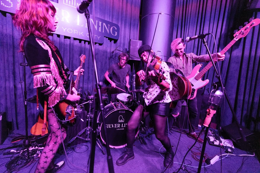 Puzzled Panther at Silver Lining Lounge