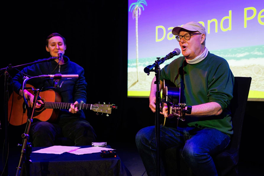 Dan and Peggy Reeder at Le Poisson Rouge