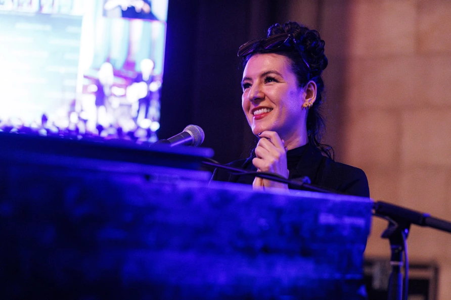 Jesse Paris Smith at Democracy Now! at Riverside Church