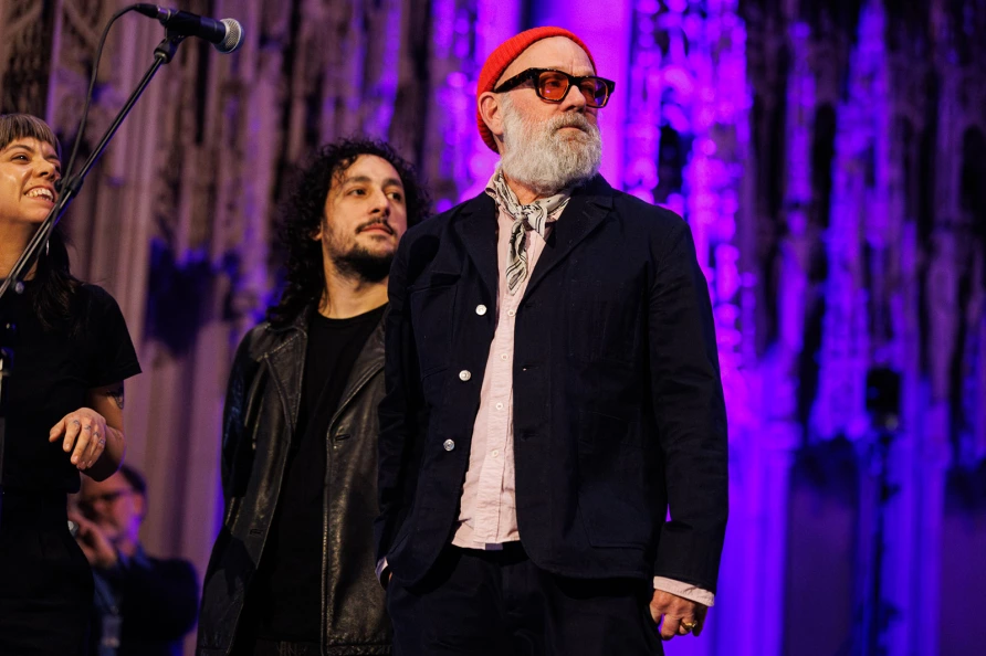 Michael Stipe at Democracy Now! at Riverside Church