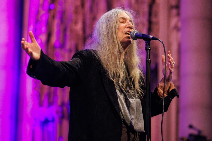 Patti Smith at Democracy Now! at Riverside Church