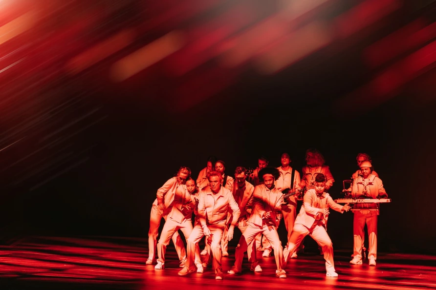 David Byrne at Big Ears Friday. Photo by Cora Wagoner