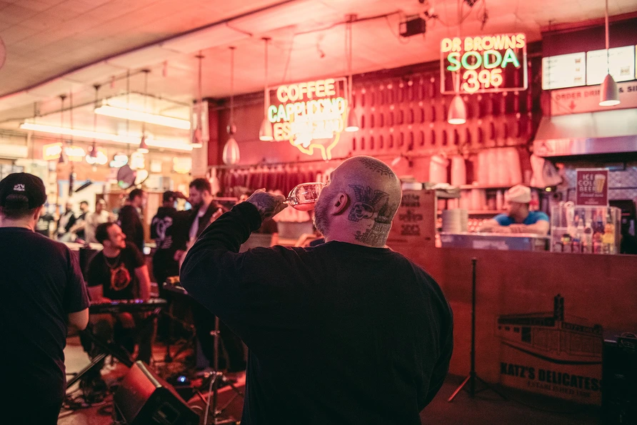 Action Bronson at Katz Deli