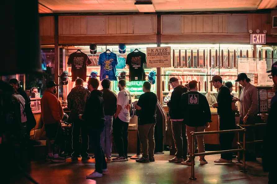 Action Bronson at Katz Deli