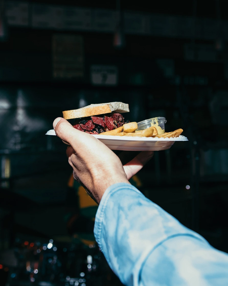 Action Bronson at Katz Deli