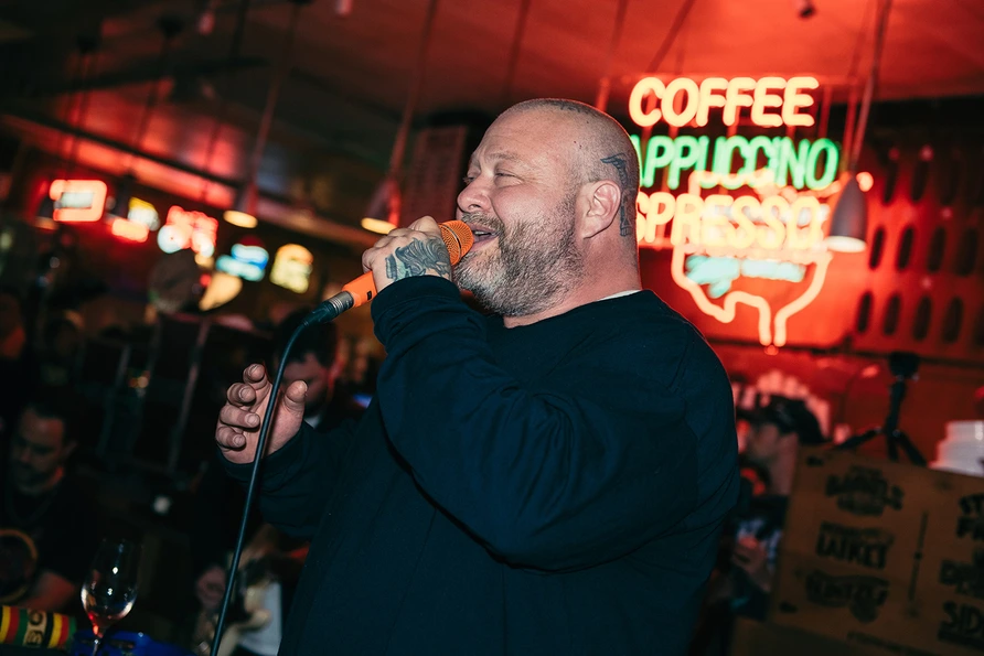 Action Bronson at Katz Deli