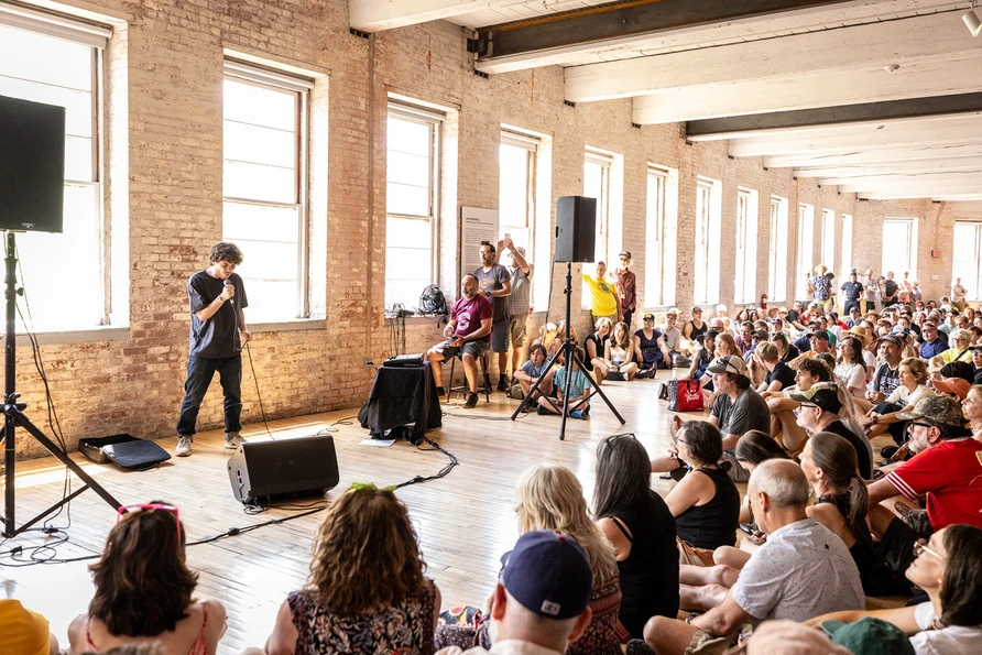 Sammy Tweedy at Solid Sound 2026 at Mass MoCA